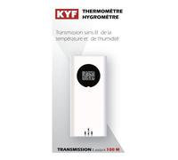 Thermomètre hygromètre - KYF - Humidité Intérieure/extérieure