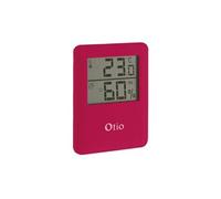 Thermomètre hygromètre magnétique LCD - rose - Otio