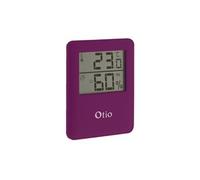 Thermomètre hygromètre magnétique LCD - violet - Otio