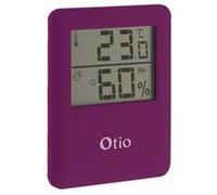 Thermomètre hygromètre magnétique LCD - violet - Otio