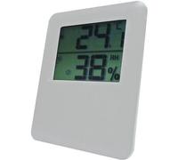 Otio Thermomètre hygromètre magnétique 936055 LCD intérieur 0°C-50°C 20%-95% blanc