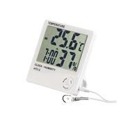 Thermomètre-hygromètre numérique avec capteur extérieur et fonction réveil
