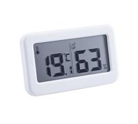 Thermomètre Hygromètre Numérique Électronique, Horloge Station | Affichage de L'heure, Haute Stabilité et Précision, Faible Consommation, Plastique, Chambre et Salle D'étude