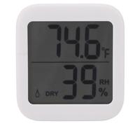 Thermomètre Hygromètre Numérique, LCD Magnétique Intérieur Température | Design Compact Portable Corps ABS Grand Écran Chambre Bureau Serre Réfrigérateur Reptile Cave Cigare