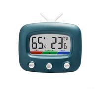 Thermomètre hygromètre numérique rétro pour mini TV - Écran couleur - Moniteur de température intérieure et d'humidité avec indicateur de confort, mémoire max/min, interrupteur °C/°F pour la maison