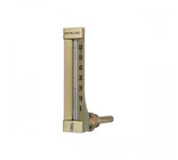Thermomètre industriel équerre en verre 0-60°C - plongeur 63 mm - moyen modèle DISTRILABO