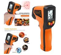 Thermomètre infrarouge - ALLONSCD - T600A - Plage -50°C à 420°C - Émissivité réglable - Écran LCD rétroéclairé
