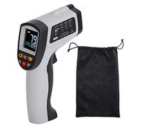 Thermomètre infrarouge avec rétroéclairage LCD Distance au point 12:1 | Pistolet thermique sans contact pour usage industriel avec arrêt automatique et indicateur de batterie faible