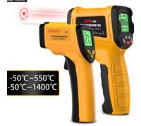 Thermomètre infrarouge BSIDE H3 -50~1400 ° Thermomètre numérique laser industriel portatif sans contact pour la mesure de la température H1