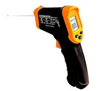 Thermomètre infrarouge laser numérique IR Pyromètre sans contact, dispositif de mesure de température, -50 ℃~600 ℃, éclairage LCD, Jaune/Noir, prise laser (Non pour les humains) pour la cuisine/four à
