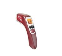 Thermomètre infrarouge Testboy TV 325 avec valeur d'émission réglable (fonction mémoire/alarme de valeur min/max, émissivité réglable, capteur de type K), rouge/gris