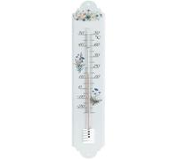 Thermomètre - INOVALLEY - 4353 - Mesure de la température - Intérieur ou extérieur - Métal décor