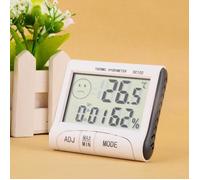 Thermomètre intérieur - DC102 - Numérique - Sans fil - LCD blanc