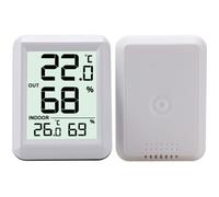 Thermomètre Intérieur et Extérieur, Thermomètre Connecté avec Capteur Extérieure sans Fil, Thermomètre Hygrometre Numérique avec