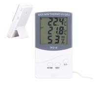 Thermomètre intérieur extérieur, 25% HR à 98% HR -50 à 70 ℃ Humidimètre avec sonde ABS Mini compteur de température numérique Thermomètre à grand écran pour maison, animal