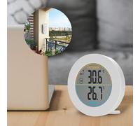 Thermomètre intérieur/extérieur avec écran LCD HD, suivi min/max, capteurs sans fil, alimenté par batterie