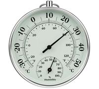 Thermomètre Intérieur Extérieur - LON® - Hygromètre Température Humidité - 10 cm - Plage -30°C à 50°C