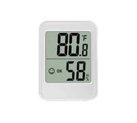 Thermomètre Intérieur, Hygromètre Thermomètre Électronique et Thermomètre d'humidité pour Maison, Bureau, Serre, Entrepôt, Chambre