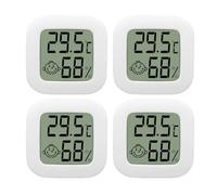 Thermomètre Intérieur - Mini LCD - Haute Précision - Moniteur d'Hygrométrie - Température et Humidité