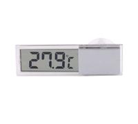 Thermometre interieur transparent en type de ventouse pour la Voiture et le Camion Thermometre LCD numerique Capteur de temperature