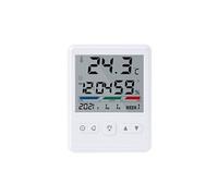 Thermomètre Intérieur VORMOR Petit Hygromètre Numérique avec Ecran LCD - Blanc