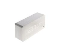 Thermomètre lingot finition effet bois blanc cérusé Blanc G