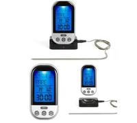 Thermomètre - Livoo - Barbecue - Lcd Rétroéclairé - Sonde Inox - Transmission Sans Fil