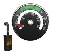 Thermomètre Magnétique Pour Brûleur de Bois et Poêle Rouge - Capteur de Température Pour Tuyau de Fumée et Combustible
