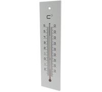Thermomètre medium en bois L: 30cm - gris