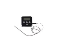 Thermomètre minuteur Exacto avec sonde - - Noir - Plastique