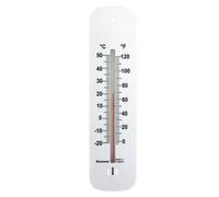 Thermomètre mural en °C & F - Blanc