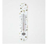 Thermomètre mural en métal à motif abeilles - thermomètre intérieur extérieur - Décoration de jardin