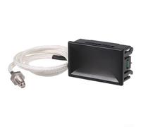Thermomètre numérique à thermocouple de type K -30 à 800 °C avec sonde en acier inoxydable pour réparation de moteur CVC Traitement des aliments (C)
