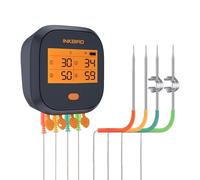 Thermomètre numérique à viande Wi-Fi, 4 sondes, batterie rechargeable , IBBQ-4T