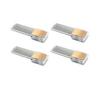 Thermomètre Numérique Aquarium 4pcs LCD pour précis Thermomètre(Golden) | Plage -50°C à 70°C, usage pour versatile frigo congélateur terrarium, étanche et pour milieu