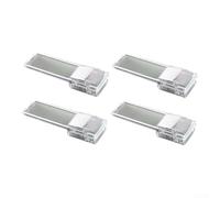 Thermomètre Numérique Aquarium 4pcs LCD pour précis Thermomètre(Silver) | Plage -50°C à 70°C, usage pour versatile frigo congélateur terrarium, étanche et pour milieu
