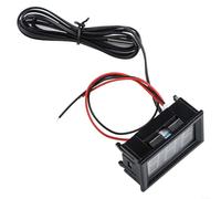 Thermomètre numérique avec sonde de 1 m pour voiture, aquarium, piscine, lumière rouge, plage de -50 à 110 °C, CC 5-12 V (bleu)