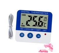 Thermomètre Numérique C601 Bleu en Abs pour Intérieur et Extérieur