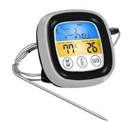 Thermomètre numérique électronique à écran tactile, inoxydable, étanche, pour aliments, viande, Barbecue, sonde de température pour la cuisine