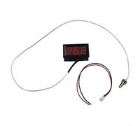 Thermomètre numérique industriel de type K avec affichage LED, plage de mesure de -30 à 800 °C, sonde en acier inoxydable 304 de 0,5 m, régulateur de température DC12 V pour chauffage et industrie