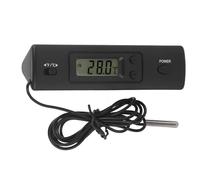 Thermomètre Numérique Intérieur Extérieur Filaire, Compteur de Température électronique à Affichage LCD avec Sonde à Double Capteur pour Réfrigérateur, Climatisation, Congélateur