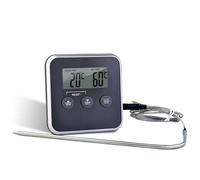 Thermomètre numérique LCD pour aliments, sonde, BBQ, viande, eau, huile, alarme de température de cuisson, minuterie de cuisson, testeur de cuisine