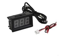 Thermomètre numérique LED 12 V CC avec sonde externe pour mesurer la température dans les installations automobiles de piscine, aquarium, terrarium, réfrigérateur (vert)