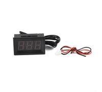 Thermomètre numérique LED avec sonde en métal pour aquarium, voiture, piscine, terrarium, réfrigérateur, réservoir industriel, moniteur de température DC 5 V à 12 V, écran rouge, kit de jauge de