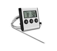 Thermomètre numérique LED avec sonde et fonction minuterie