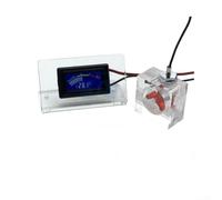 Thermomètre numérique LED bleu 50 cm câble PC (pointeur rouge + support) | Design à 3 voies, matériau acrylique, vert ou pour refroidissement par eau, flux précis