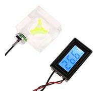 Thermomètre numérique LED, débitmètre à 3 voies, système de refroidissement d'eau, composants et accessoires d'ordinateur