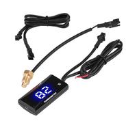 Thermomètre numérique moto instrument température de l'Eau mètre jauge - DC 12V lumière bleue