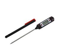 Thermomètre Numérique pour Aliments, Sonde Longue avec Rétroéclairage, Lecture Instantanée pour Cuisine, Friture, Grillades