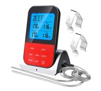 Thermomètre numérique sans fil à double sonde pour la viande, rétro-éclairage, appareil de cuisson pour BBQ, pour la cuisson des aliments